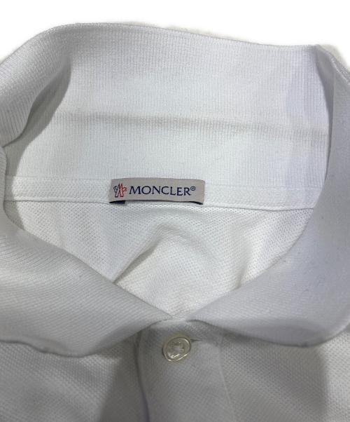 MONCLER（モンクレール）MONCLER (モンクレール) MAGLIA POLO MANICA CORTA ホワイト サイズ:SIZE Sの古着・服飾アイテム