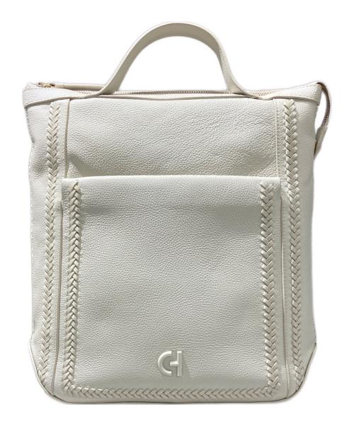 COLE HAAN（コールハーン）COLE HAAN (コールハーン) グランド アンビション スモール コンバーチブル ラックス バックパック アイボリーの古着・服飾アイテム