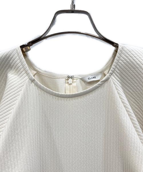 CLANE（クラネ）CLANE (クラネ) ランタンスリーブワンピース アイボリー サイズ:1の古着・服飾アイテム