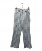 Needlesニードルズ）の古着「Boot Cut Student Pants（ブーツカット スチューデント パンツ）」｜スカイブルー
