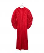 CFCLシーエフシーエル）の古着「COLIMAÇON LONG SLEEVE DRESS」｜レッド