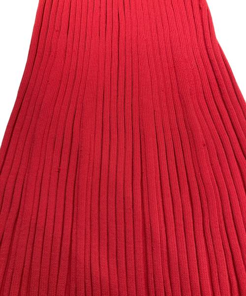 CFCL（シーエフシーエル）CFCL (シーエフシーエル) COLIMAÇON LONG SLEEVE DRESS レッド サイズ:1の古着・服飾アイテム