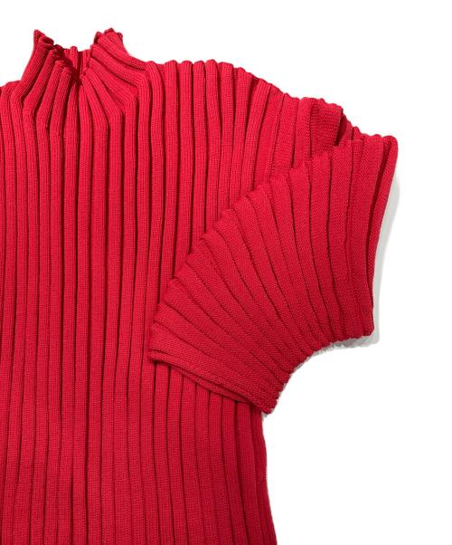 CFCL（シーエフシーエル）CFCL (シーエフシーエル) COLIMAÇON LONG SLEEVE DRESS レッド サイズ:1の古着・服飾アイテム