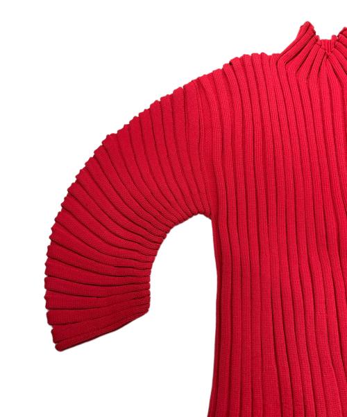 CFCL（シーエフシーエル）CFCL (シーエフシーエル) COLIMAÇON LONG SLEEVE DRESS レッド サイズ:1の古着・服飾アイテム