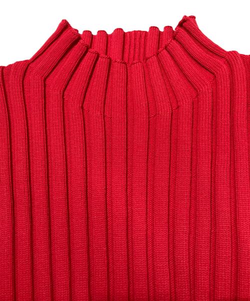 CFCL（シーエフシーエル）CFCL (シーエフシーエル) COLIMAÇON LONG SLEEVE DRESS レッド サイズ:1の古着・服飾アイテム