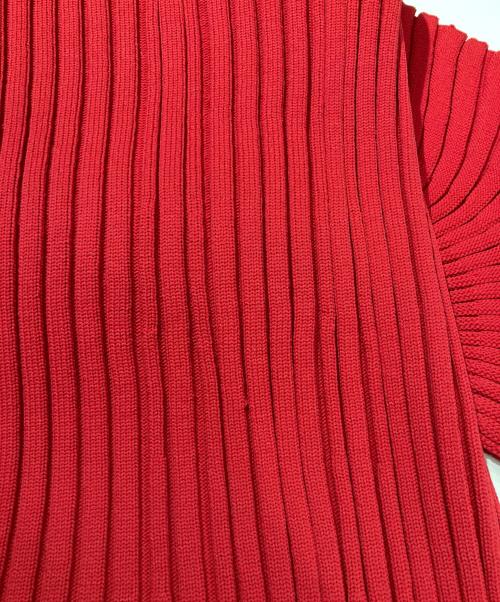 CFCL（シーエフシーエル）CFCL (シーエフシーエル) COLIMAÇON LONG SLEEVE DRESS レッド サイズ:1の古着・服飾アイテム