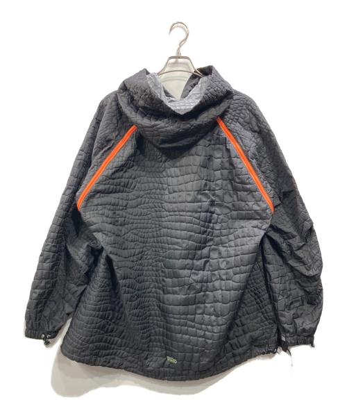 adidas（アディダス）adidas (アディダス) KOLOR (カラー) エンボスプルオーバー ブラック×オレンジ サイズ:Oの古着・服飾アイテム