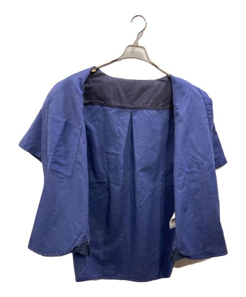 sacai（サカイ）sacai (サカイ) MOLESKIN SHIRT（モールスキン シャツ） ネイビー サイズ:SIZE 3の古着・服飾アイテム