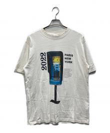 WALK IN PARIS（ウォーキンパリス）の古着「Le tshirt heritage Paris New York(ル ティシャツ エリタージュ パリ ニューヨーク)」｜ホワイト
