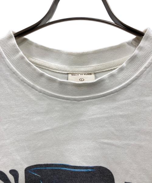 WALK IN PARIS（ウォーキンパリス）WALK IN PARIS (ウォーキンパリス) Le tshirt heritage Paris New York(ル ティシャツ エリタージュ パリ ニューヨーク) ホワイト サイズ:Lの古着・服飾アイテム