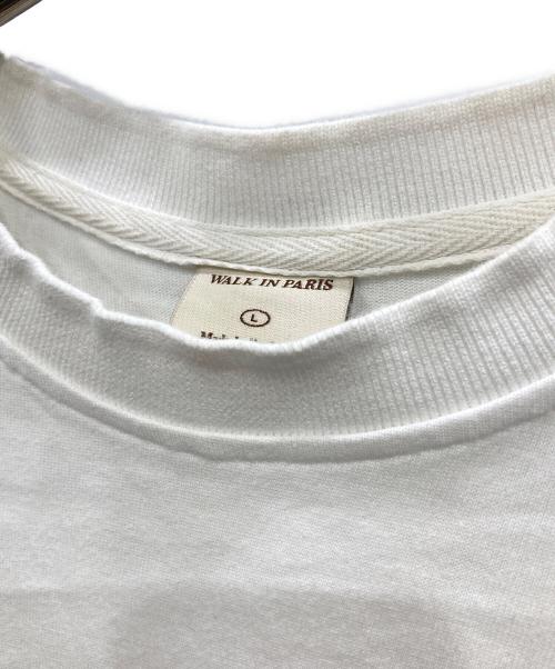 WALK IN PARIS（ウォーキンパリス）WALK IN PARIS (ウォーキンパリス) Le tshirt heritage Paris New York(ル ティシャツ エリタージュ パリ ニューヨーク) ホワイト サイズ:Lの古着・服飾アイテム