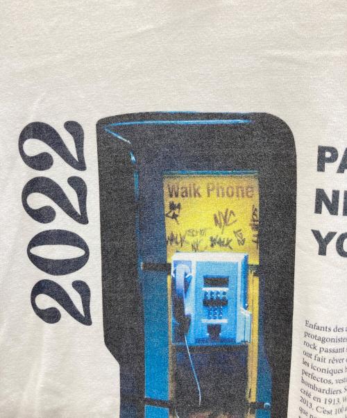 WALK IN PARIS（ウォーキンパリス）WALK IN PARIS (ウォーキンパリス) Le tshirt heritage Paris New York(ル ティシャツ エリタージュ パリ ニューヨーク) ホワイト サイズ:Lの古着・服飾アイテム