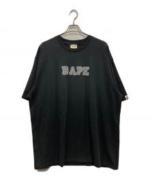 A BATHING APE（アベイシングエイプ）の古着「プリントTシャツ」｜ブラック