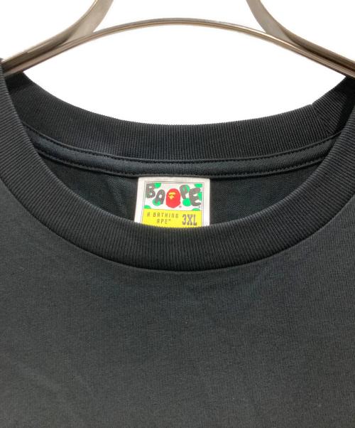 A BATHING APE（アベイシングエイプ）A BATHING APE (アベイシングエイプ) プリントTシャツ ブラック サイズ:3XLの古着・服飾アイテム