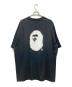 A BATHING APE (アベイシングエイプ) プリントTシャツ ブラック サイズ:3XL：5000円