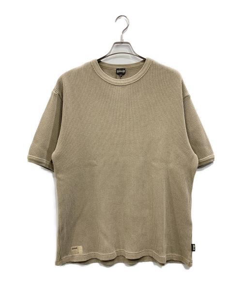 Schott（ショット）Schott (ショット) THERMAL PIGMENT O/D S/S T-SHIRT(サーマル ピグメント オーバーダイ ショートスリーブ ティーシャツ) カーキ サイズ:XL 未使用品の古着・服飾アイテム