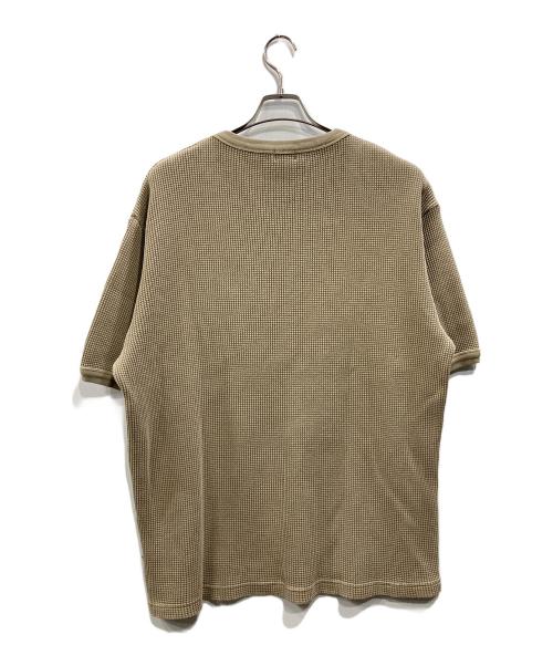 Schott（ショット）Schott (ショット) THERMAL PIGMENT O/D S/S T-SHIRT(サーマル ピグメント オーバーダイ ショートスリーブ ティーシャツ) カーキ サイズ:XL 未使用品の古着・服飾アイテム