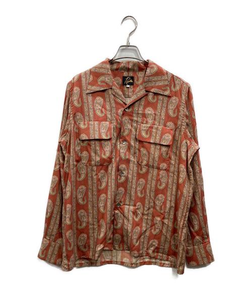 Needles（ニードルズ）Needles (ニードルズ) Classic Shirt - R/C Lawn Cloth / Paisley Printed（クラシック シャツ アールシー ローン クロス ペイズリー プリンテッド） オレンジ サイズ:SIZE Sの古着・服飾アイテム