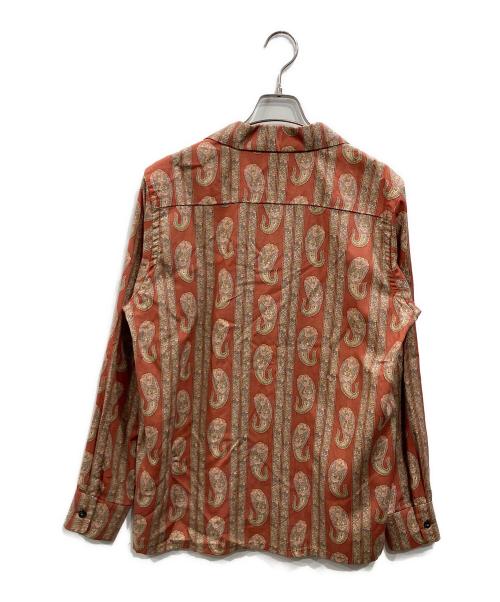 Needles（ニードルズ）Needles (ニードルズ) Classic Shirt - R/C Lawn Cloth / Paisley Printed（クラシック シャツ アールシー ローン クロス ペイズリー プリンテッド） オレンジ サイズ:SIZE Sの古着・服飾アイテム