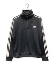 adidas（アディダス）の古着「アディカラー ファンネルネックトラックトップ」｜ブラック