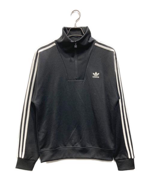 adidas（アディダス）adidas (アディダス) アディカラー ファンネルネックトラックトップ ブラック サイズ:Sの古着・服飾アイテム