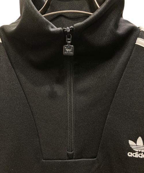 adidas（アディダス）adidas (アディダス) アディカラー ファンネルネックトラックトップ ブラック サイズ:Sの古着・服飾アイテム