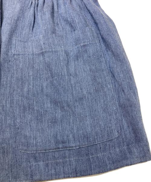 theory（セオリー）theory (セオリー) DENIM CRUNCH CINCH PATCH JKT（デニムクランチシンチパッチジェイケイティー） ブルー サイズ:SIZE 2の古着・服飾アイテム