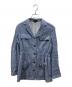 theory（セオリー）の古着「DENIM CRUNCH CINCH PATCH JKT（デニムクランチシンチパッチジェイケイティー）」｜ブルー