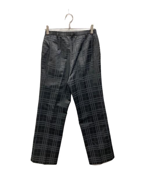 BURBERRY LONDON（バーバリーロンドン）BURBERRY LONDON (バーバリーロンドン) シャドーノヴァチェックパンツ ブラック サイズ:13の古着・服飾アイテム