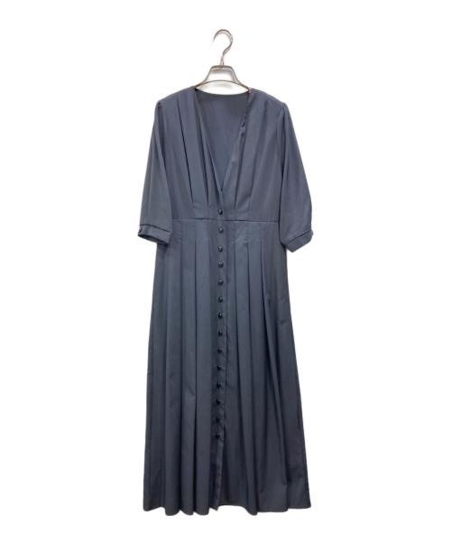 RUIRUE BOUTIQUE（ルイルエブティック）RUIRUE BOUTIQUE (ルイルエブティック) 2WAYフロントボタンタックワンピース ネイビー サイズ:Mの古着・服飾アイテム