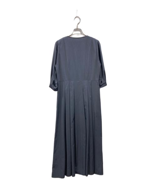 RUIRUE BOUTIQUE（ルイルエブティック）RUIRUE BOUTIQUE (ルイルエブティック) 2WAYフロントボタンタックワンピース ネイビー サイズ:Mの古着・服飾アイテム
