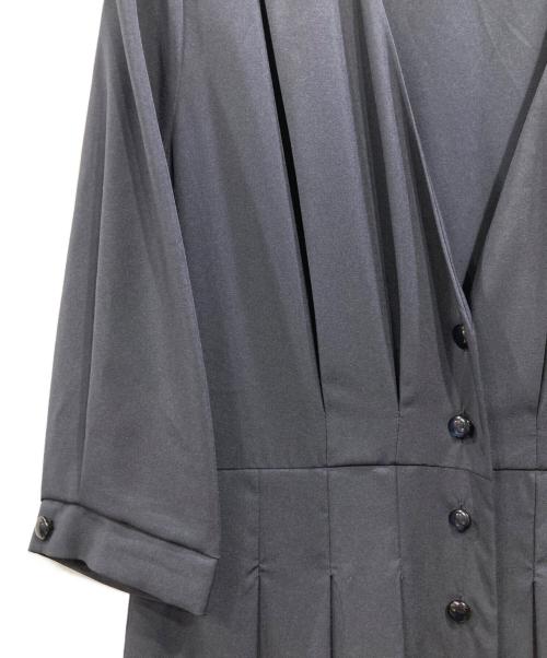 RUIRUE BOUTIQUE（ルイルエブティック）RUIRUE BOUTIQUE (ルイルエブティック) 2WAYフロントボタンタックワンピース ネイビー サイズ:Mの古着・服飾アイテム