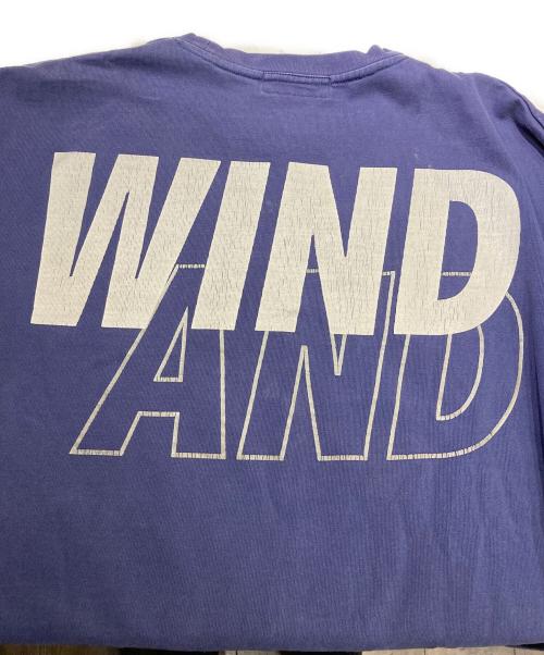 WIND AND SEA（ウィンダンシー）WIND AND SEA (ウィンダンシー) ロゴプリントＴシャツ ネイビー サイズ:SIZE Lの古着・服飾アイテム