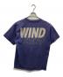 WIND AND SEA (ウィンダンシー) ロゴプリントＴシャツ ネイビー サイズ:SIZE L：5000円