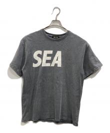 WIND AND SEA（ウィンダンシー）の古着「SEA CRACK-P-DYE S/S Tee "Charcoal White"」｜グレー