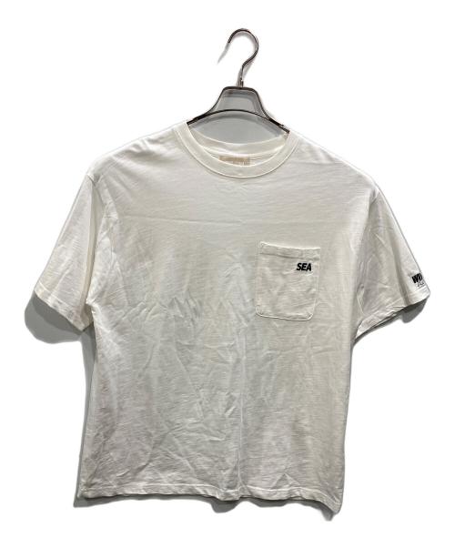 WIND AND SEA（ウィンダンシー）WIND AND SEA (ウィンダンシー) SEA ESS POCKET S/S TEE（シー・エス・ポケット・ショートスリーブ・ティー） ホワイト サイズ:SIZE Lの古着・服飾アイテム
