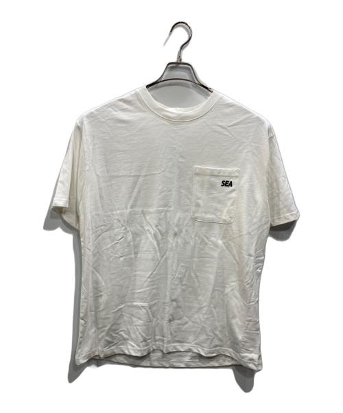 WIND AND SEA（ウィンダンシー）WIND AND SEA (ウィンダンシー) SEA ESS POCKET S/S TEE(シー・エス・ポケット・ショートスリーブ・ティー) ホワイト サイズ:SIZE Lの古着・服飾アイテム