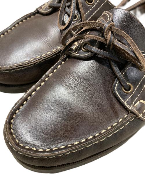 PARABOOT（パラブーツ）PARABOOT (パラブーツ) BARTH デッキシューズ ブラウン サイズ:8　1/2の古着・服飾アイテム