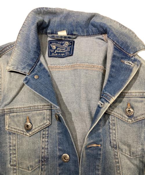 DIESEL（ディーゼル）DIESEL (ディーゼル) R-PESC ストレッチデニムジャケット ブルー サイズ:XSの古着・服飾アイテム