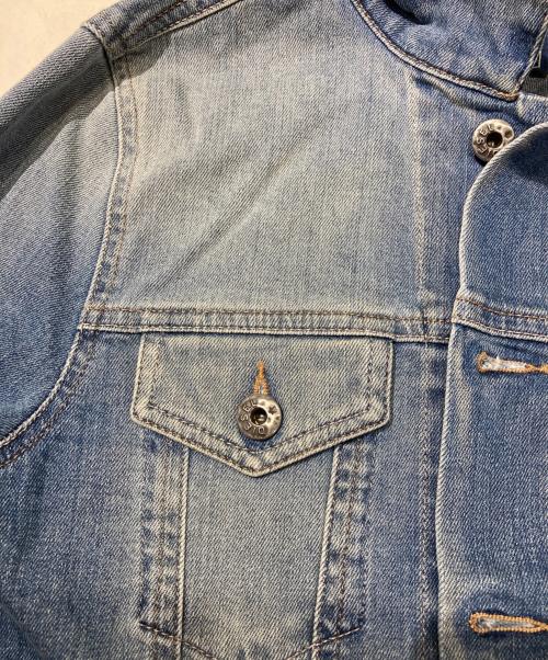 DIESEL（ディーゼル）DIESEL (ディーゼル) R-PESC ストレッチデニムジャケット ブルー サイズ:XSの古着・服飾アイテム