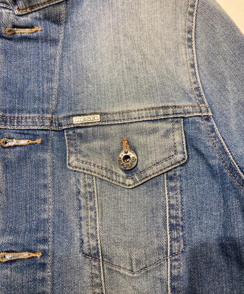 DIESEL（ディーゼル）DIESEL (ディーゼル) R-PESC ストレッチデニムジャケット ブルー サイズ:XSの古着・服飾アイテム