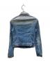 DIESEL (ディーゼル) R-PESC ストレッチデニムジャケット ブルー サイズ:XS：5000円