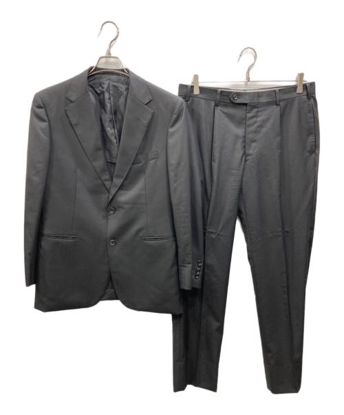 MACKINTOSH LONDON（マッキントッシュ ロンドン）MACKINTOSH LONDON (マッキントッシュ ロンドン) SUPER 140's ウール使用 セットアップスーツ ブラック サイズ:AB5の古着・服飾アイテム
