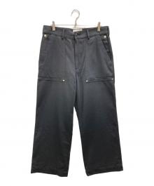 SIMPLY COMPLICATED（シンプリーコンプリケイティド）の古着「TWILL C/W BAKER TROUSERS」｜ブラック