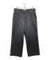 SIMPLY COMPLICATED（シンプリーコンプリケイティド）の古着「TWILL C/W BAKER TROUSERS」｜ブラック