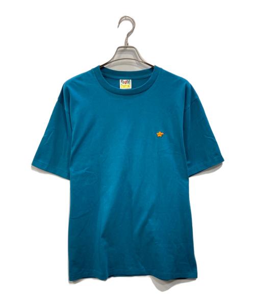 A BATHING APE（アベイシングエイプ）A BATHING APE (アベイシングエイプ) スター刺繍Tシャツ ブルー サイズ:XLの古着・服飾アイテム