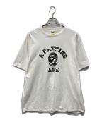 A BATHING APEアベイシングエイプ）の古着「CITY CAMO COLLEGE TEE」｜ホワイト