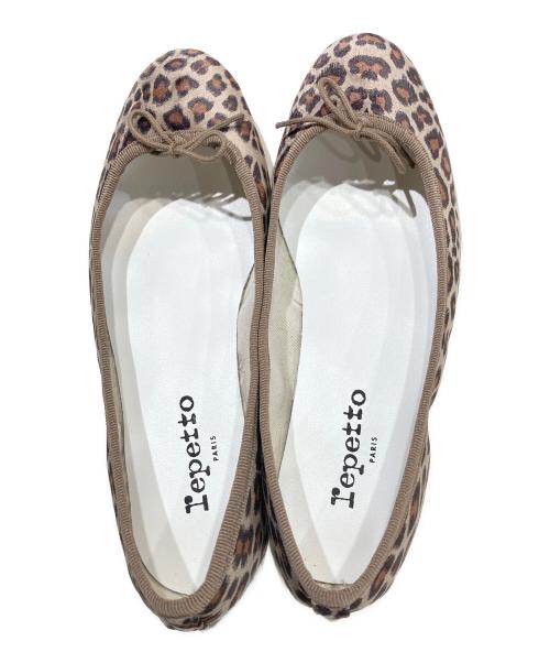 repetto（レペット）Repetto (レペット) CENDRILLON フラットシューズ カーキ×ブラウン サイズ:38 未使用品の古着・服飾アイテム