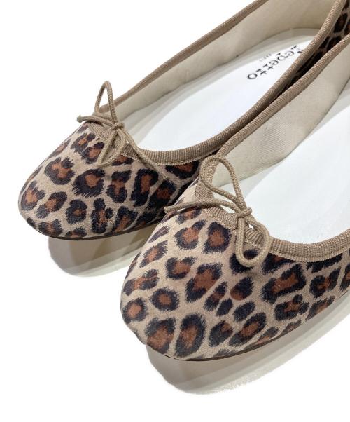 repetto（レペット）Repetto (レペット) CENDRILLON フラットシューズ カーキ×ブラウン サイズ:38 未使用品の古着・服飾アイテム