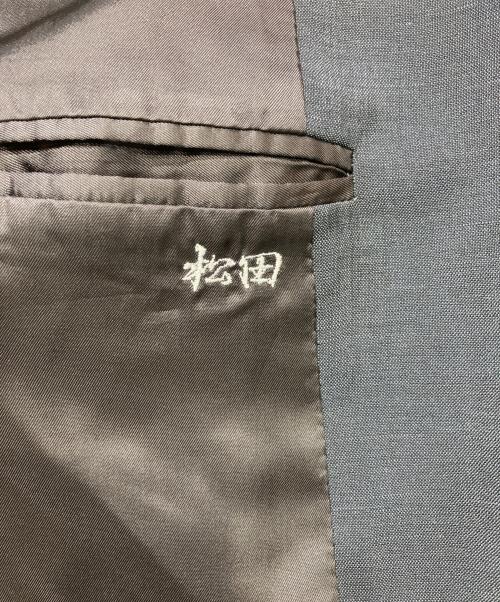 FENDI（フェンディ）FENDI (フェンディ) ウールモヘヤ ダブルジャケット ネイビー サイズ:52の古着・服飾アイテム